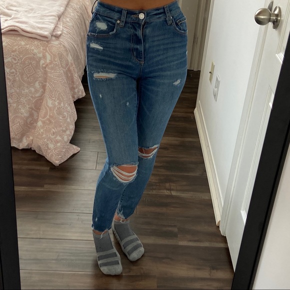 Garage Retro High Waist Ankle Jeans/Jeggings - Picture 7 of 7